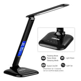 LEDGLE USB Charging Dimmable 8W LCD Screen LED Desk Lamp