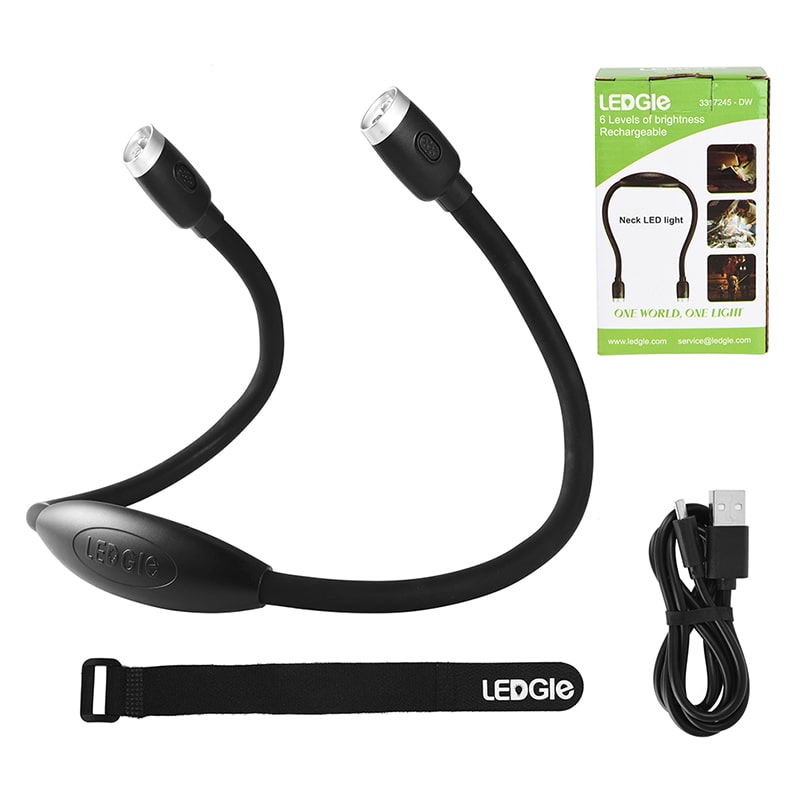 Flexible USB Charging Handsfree LED Neck Light
