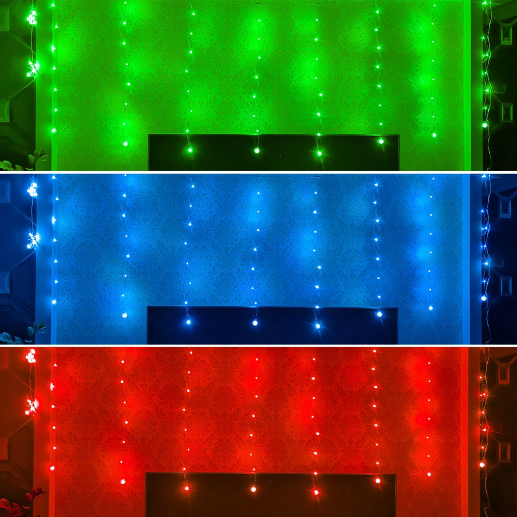 10 Modes Flexible Globe Bubble Curtain String Lights