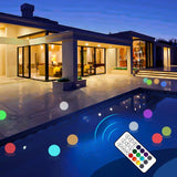 Floating Pool Light Ball RGB Color Changing LED Bathtub Night Light IP68 Waterproof