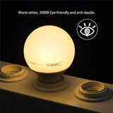 6Pack 5.5W E26 Warm White LED Light Bulbs