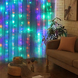 6W USB Colorful Lights Window Curtain String Lights