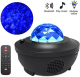 USB Voice Control Star Projector Night Light LED Starry Sky Projection Lamp