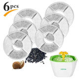 6 Pack Replacement Filters for Pet Drinking Fountain