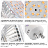 6 Pack 3.5W GU10 Warm White LED Bulbs（EU Standard)