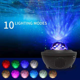 USB Voice Control Star Projector Night Light LED Starry Sky Projection Lamp