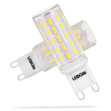 5 Pack 6W 420lm G9 Daylight White LED Light Bulbs