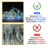 6W USB Colorful Lights Window Curtain String Lights