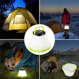 Bowl-shape Collapsible Solar Lantern Camping Lights