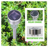 10 Pack Compact Solar Lawn Landscape Lights