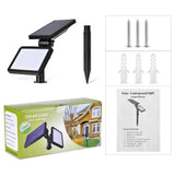 5 Modes Sensor Lights Solar Outdoor Wall Lamps