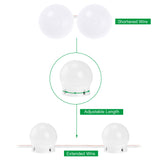 14W dimmable makeup mirror string lights, 5 levels of brightness adjustment