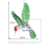 LED Solar Changing Color Waterproof Hummingbird Wind Chime