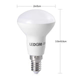 6 Pack E14 6W Warm White LED Lamp Bulbs(EU standard)