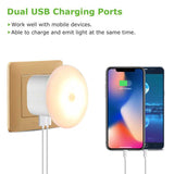 3 Modes USB Charger Motion Sensor Night Lights