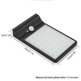 Waterproof Motion Sensor Solar Wall Lamps