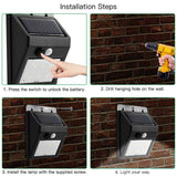 Sensor Waterproof Outdoor Solar Wall Lamps