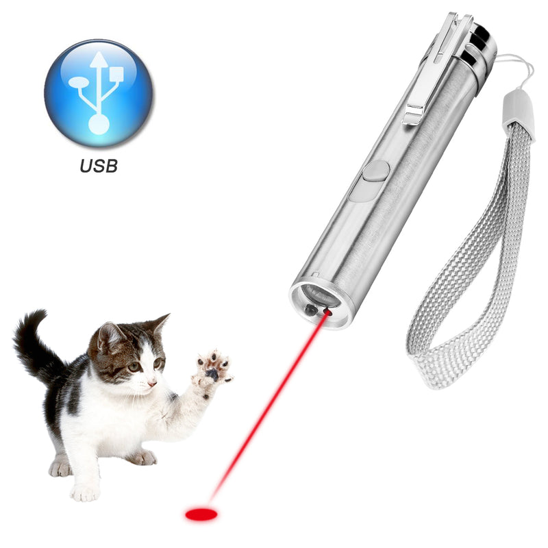 3-in-1 Rechargeable Cat Catch Pointer Toy Pet Training Tool