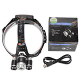 800lm Adjustable Bright Headlight Outdoors Headlamps