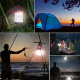 1W 3 Modes LED Solar Outdoor Camping Lantern Lights