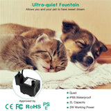 2L Pet Cat Dog Water Drinking Water Fountains