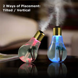 USB Mini Bulb Humidifiers with Colorful Lights