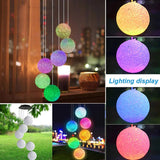 Garden Solar Hanging Ball Wind Chimes