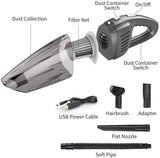 120W Handheld Car Vacuum Cleaner for Car Home Hair Office Cleaning