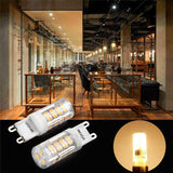 6 Pack 5W G9 Warm White 51-LED Lights Bulbs(EUR Standard)