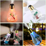 USB Mini Bulb Humidifiers with Colorful Lights