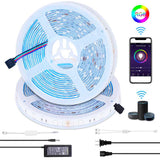 32.8ft WiFi Smart Flexible Waterproof RGB LED Strip Lights