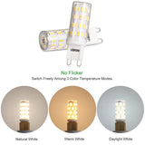 5 Pack 6W G9 3 Modes OEM LED Light Bulbs(EU Standard)