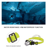 3 Modes Submarine Waterproof LED Diving Headlight