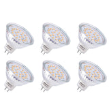 6 Pack 3.8W GU5.3 300lm Warm White Spotlight Bulbs