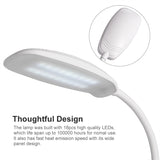 8W Clip-on 3 Brightness Rechargeable Book Lights