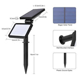 5 Modes Sensor Lights Solar Outdoor Wall Lamps