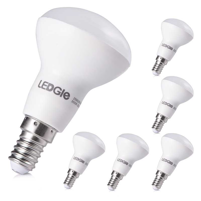 6 Pack E14 6W Warm White LED Lamp Bulbs(EU standard)