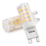 6 Pack 5W G9 Warm White 51-LED Lights Bulbs(EUR Standard)