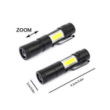 Battery Powered Mini Flashlight LED Torch Lights