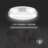 LED Ceiling Lamp Round Ceiling Lights, Daylight White 6000K, 960 Lumen