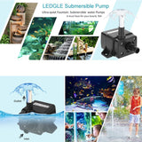 3.6W Mini Ultra-quiet Brushless Aquarium Water Pumps