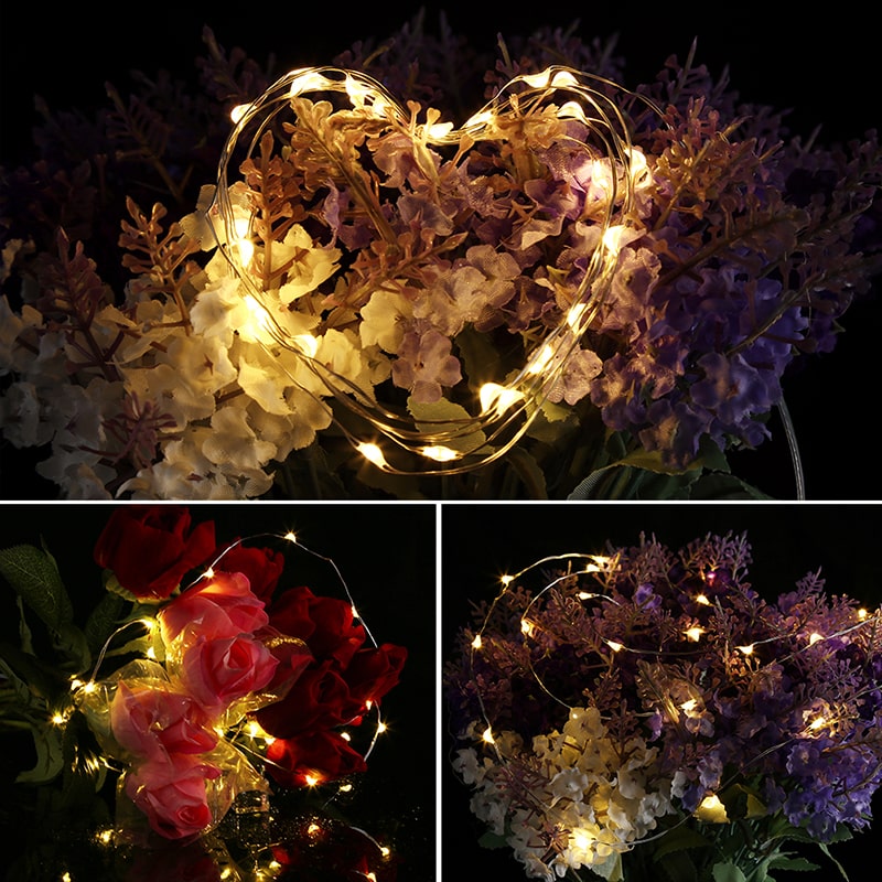 Insulated & Waterproof LED Copper Wire String Lights