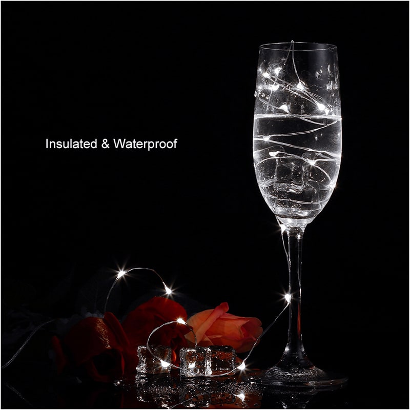 Insulated & Waterproof LED Copper Wire String Lights