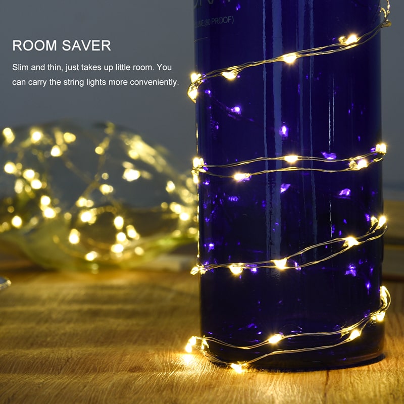 Insulated & Waterproof LED Copper Wire String Lights