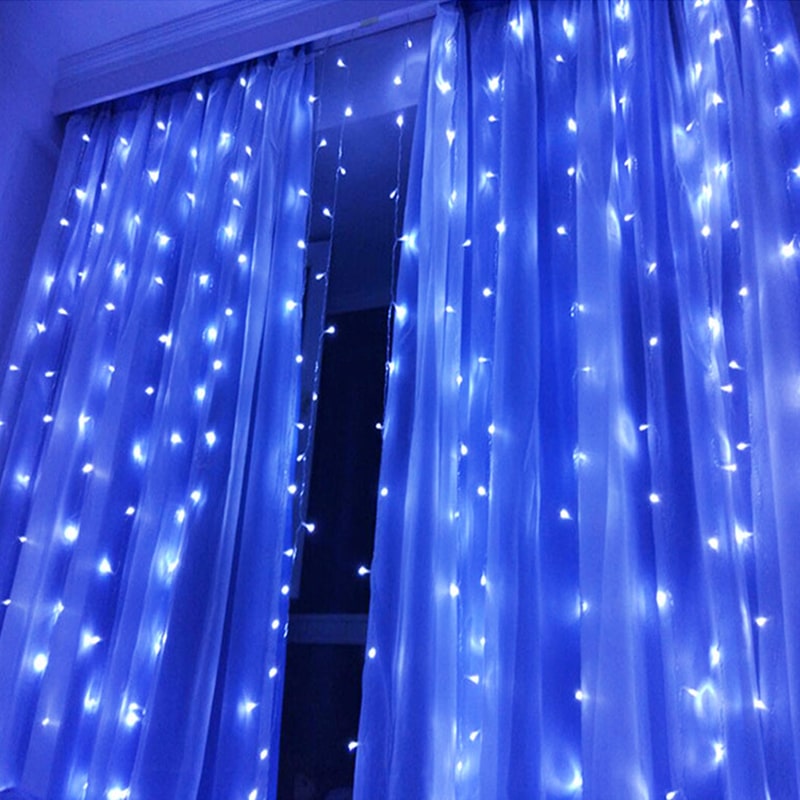 8 Lighting Modes Waterproof Decorative Curtain Lights(EUR Standard)