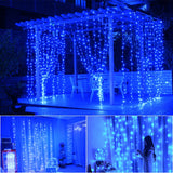 8 Lighting Modes Waterproof Decorative Curtain Lights(EUR Standard)