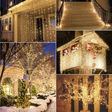 8 Lighting Modes Waterproof Decorative Curtain Lights(EUR Standard)