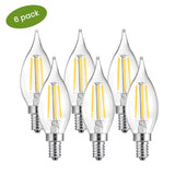 4W Dimmable Warm White E12 LED Bulbs(US Standard)