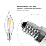 4W Dimmable Warm White E12 LED Bulbs(US Standard)