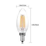 4W Dimmable Warm White E14 LED Bulbs(EUR Standard)